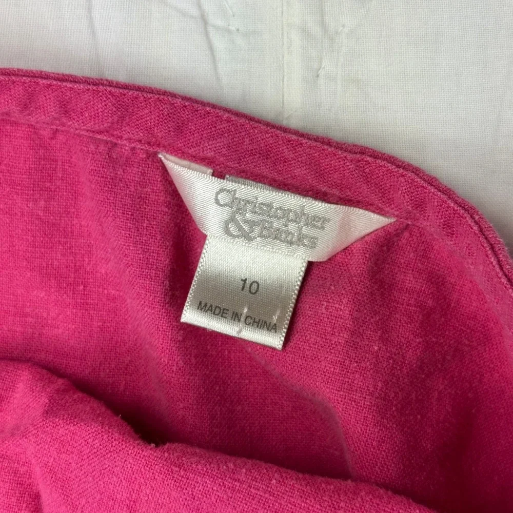 Christopher & Banks linen blend